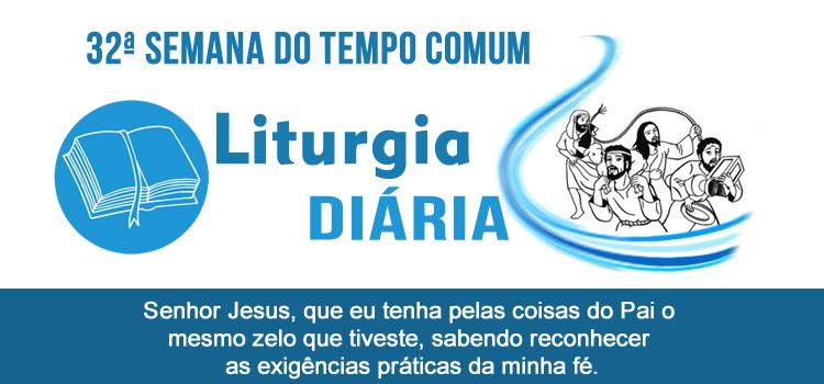 liturgia diaria do dia 09 de novembro