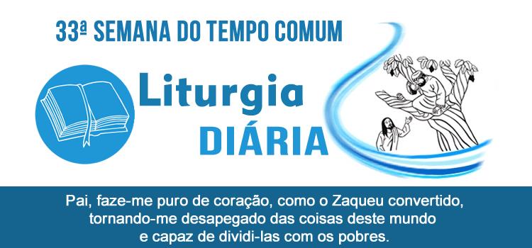 Liturgia diaria 17 de novembro