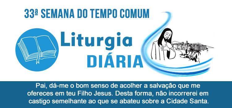 Liturgia diaria - 19 de novembro de 2015