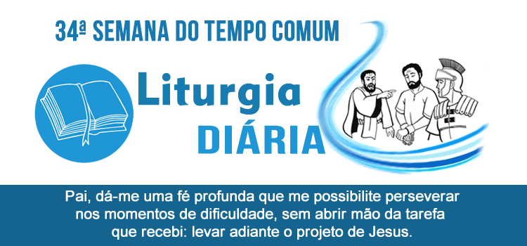 Liturgia diaria - 25 de novembro de 2015