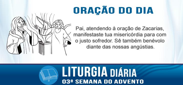 Liturgia diaria 19 de dezembro de 2015