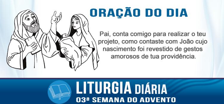 Liturgia diaria - 23 de dezembro de 2015