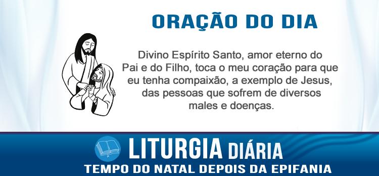 Liturgia diaria 08 de janeiro de 2016