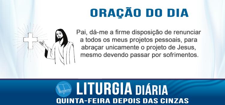 Liturgia diária 11 de fevereiro de 2016
