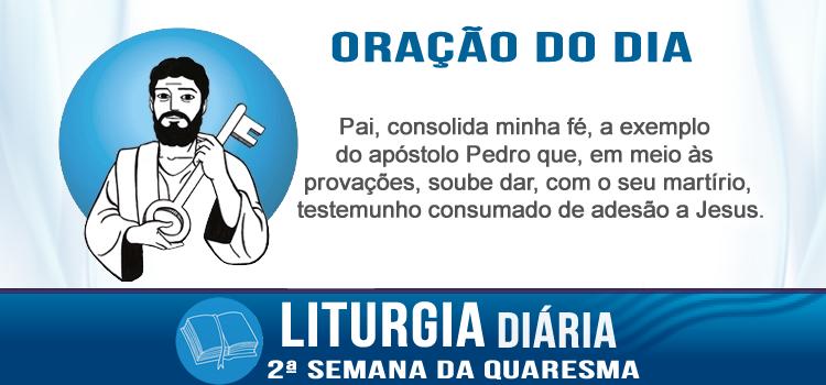 Liturgia diária 22 de fevereiro de 2016