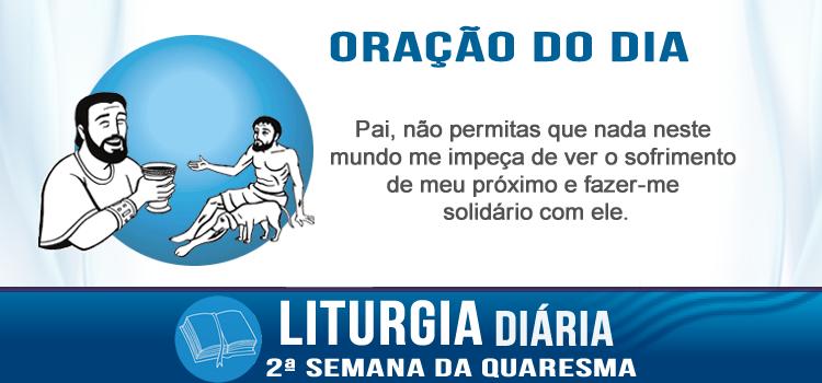 Liturgia diária 25 de fevereiro de 2016