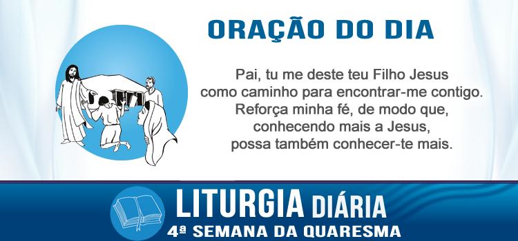 Liturgia diária 09 de março de 2016