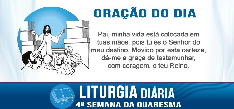 Liturgia diária 11 de março de 2016
