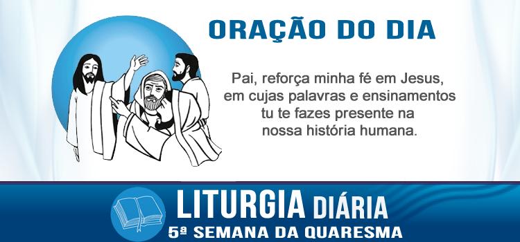 Liturgia diária 18 de março de 2016