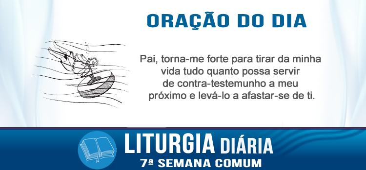 Liturgia diária A ação das mãos e o caminho dos pés