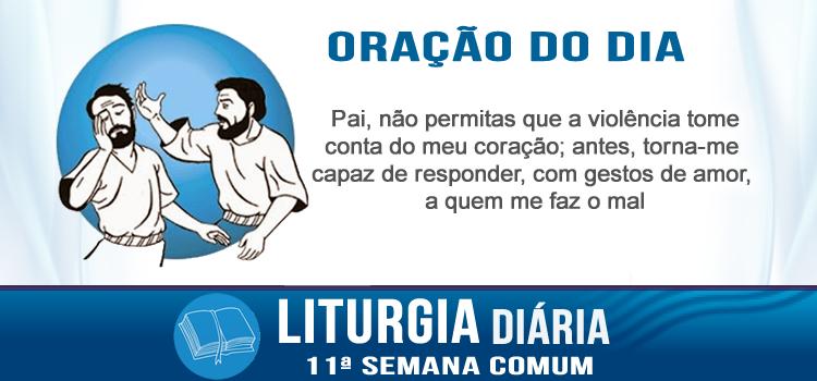 Oração diária Olho por olho e dente por dente!