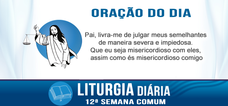 Oração diária Não julgueis, e não sereis julgados
