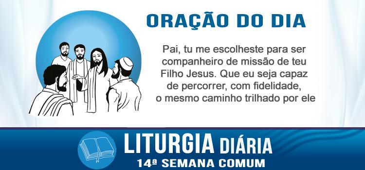 Oração diária O chamado dos doze discípulos