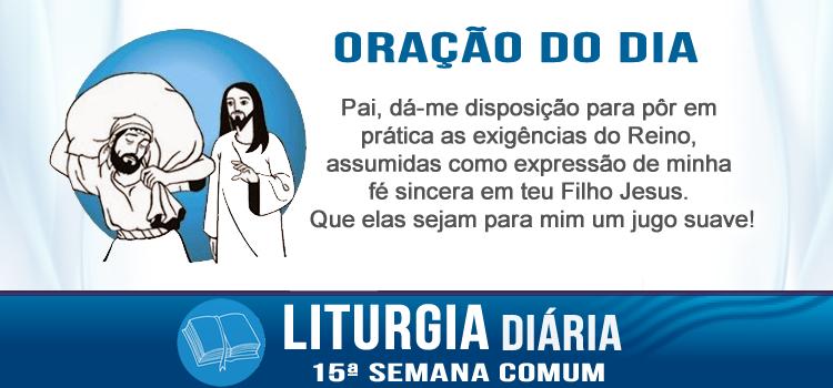 Oração diária - Vinde a mim!