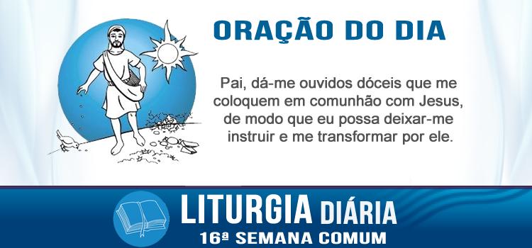 Oração diária O semeador saiu para semear - Mt 13,1-9