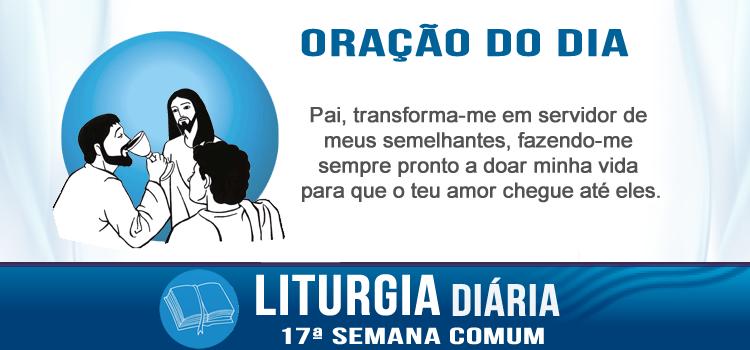 Oração diária O Filho do Homem veio para servir