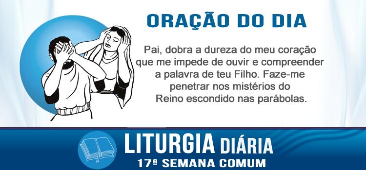 Oração diária Felizes são vossos olhos, porque veem