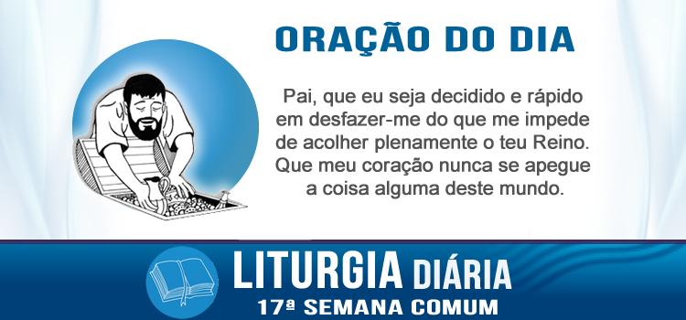Oração diária O Reino dos Céus é como um tesouro escondido