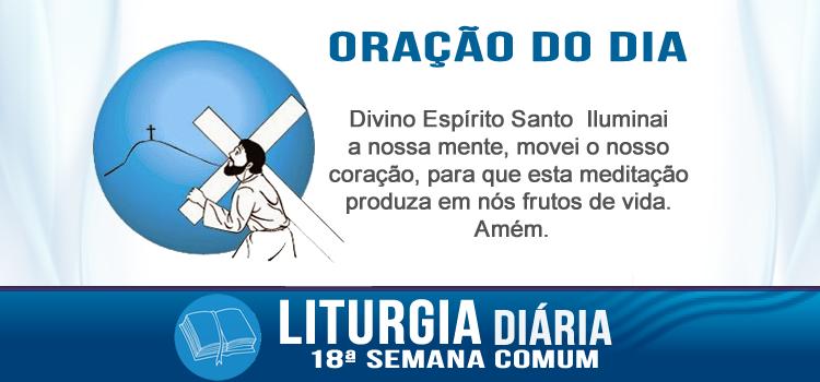 Oração diária Tome sua cruz e siga-me!