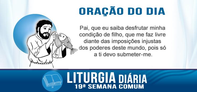 Oração diária O Filho do Homem vai ser entregue
