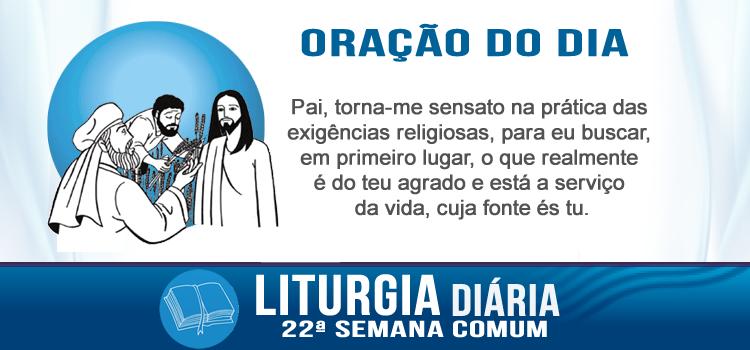 Oração diária Senhor do sábado, é o Filho do Homem!