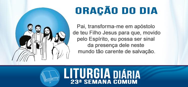 Oração diária Jesus chama os doze discípulos