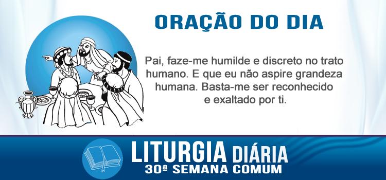 Oração diária - Escolhiam os primeiros lugares