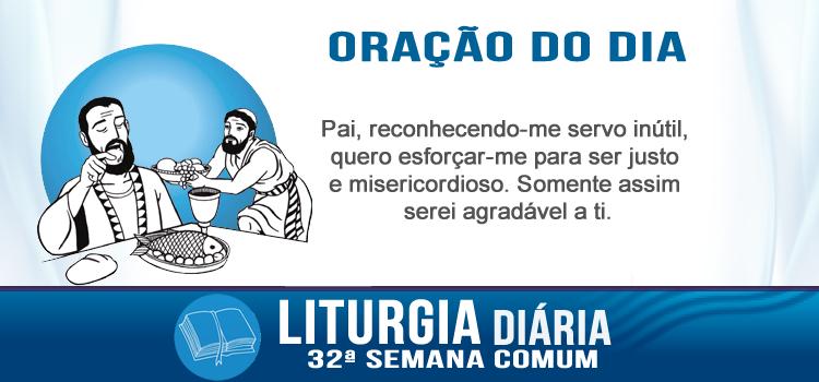 Liturgia diária Somos simples servos