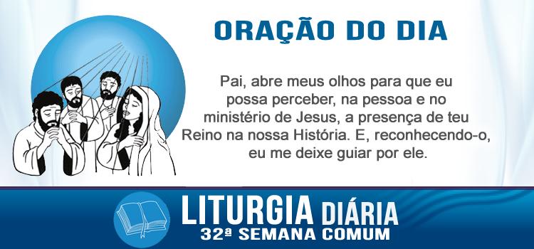 Liturgia diária O Reino de Deus está no meio de vós!
