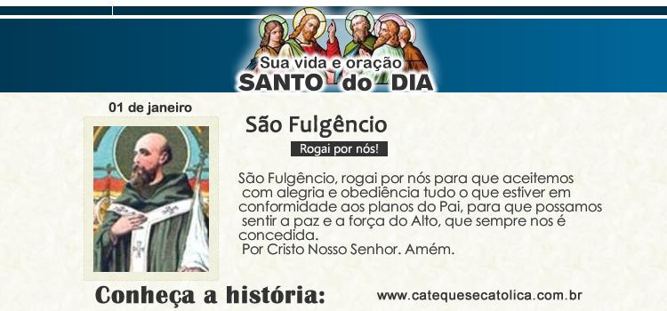 Santo do dia - São Fulgêncio