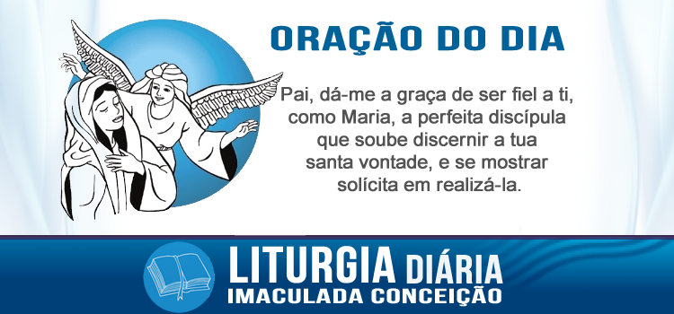 Liturgia diária Imaculada Conceição De Maria