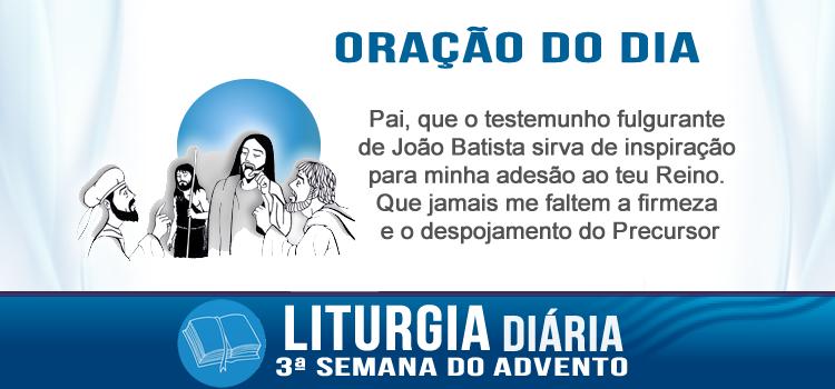Liturgia diária O testemunho de João Batista