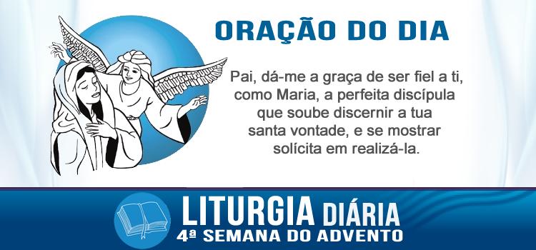 Liturgia diária O anjo Gabriel é enviado por Deus a Maria