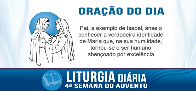Liturgia diária Maria visita sua prima Isabel