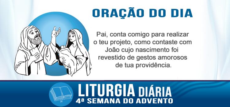 Liturgia diária Isabel deu à luz um filho