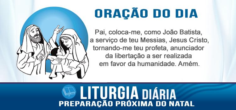 Liturgia diária Preparação próxima do Natal