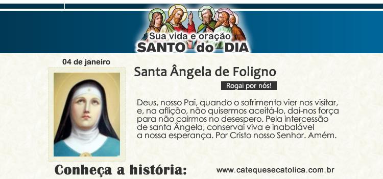 Santo do dia: Santa Ângela de Foligno