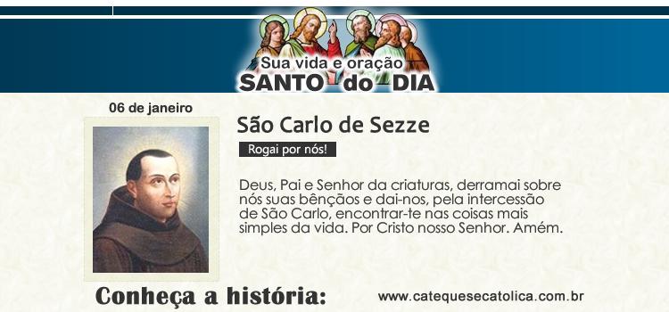 Santo do dia - São Carlo de Sezze