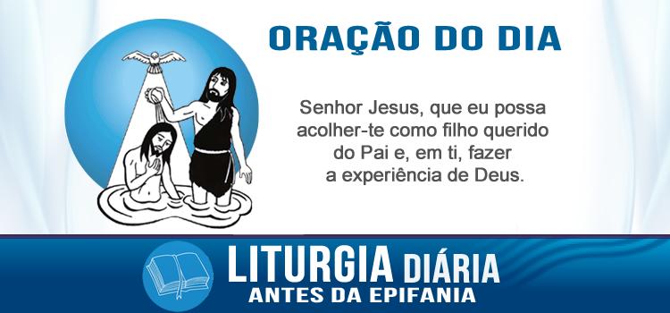 Liturgia diária Batismo de Jesus: Tu és o meu Filho amado!