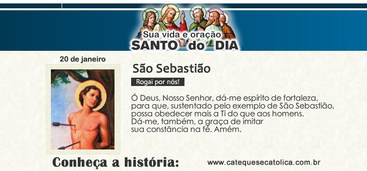Santo do dia São Sebastião