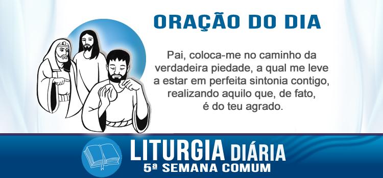 Liturgia diária Por que os teus discípulos não seguem a tradição dos antigos? - Mc 7,1-13