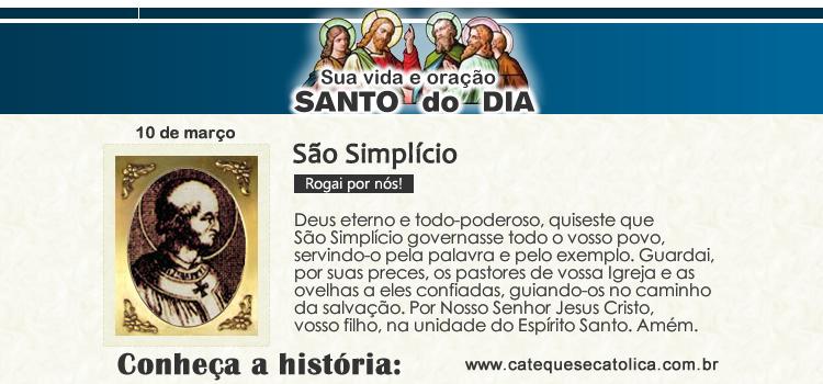 10 de março São Simplício