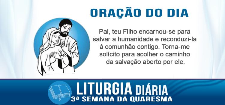 Liturgia diária São José, Esposo da Virgem Maria