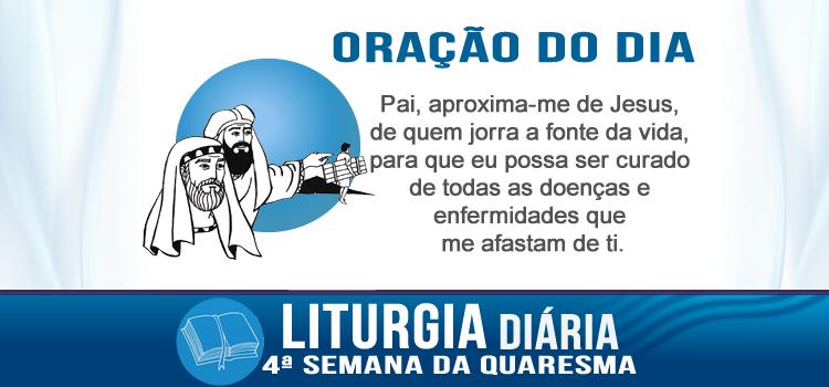 Liturgia diária - Levanta-te, pega a tua maca e anda! - Jo 5,1-16