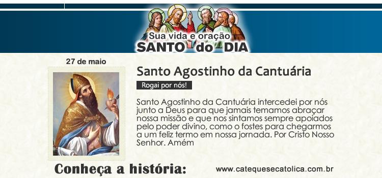 Santo do dia e oração - Santo Agostinho da Cantuária