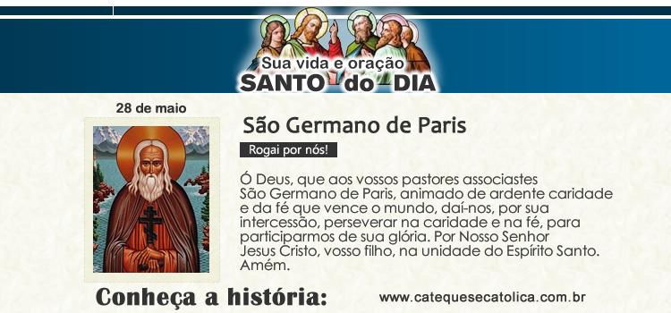 Santo do dia e oração - São Germano de Paris