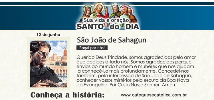 Santo do dia e oração - São João de Sahagun