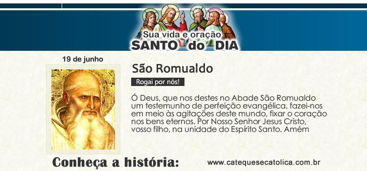 Santo do dia e oração - São Romualdo
