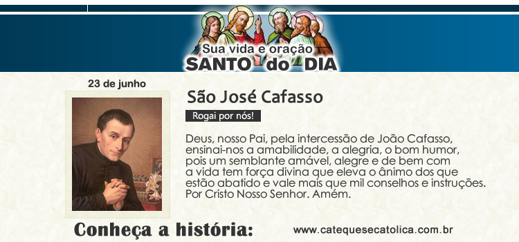 Santo do dia e oração - São José Cafasso