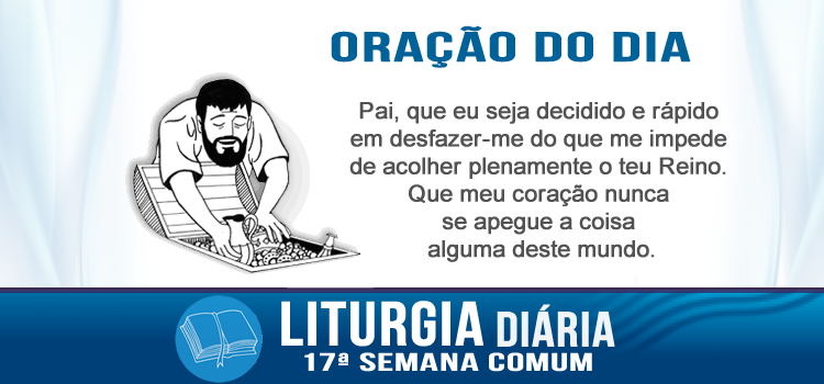 Liturgia diária, O tesouro escondido no campo - Mt 13,44-46